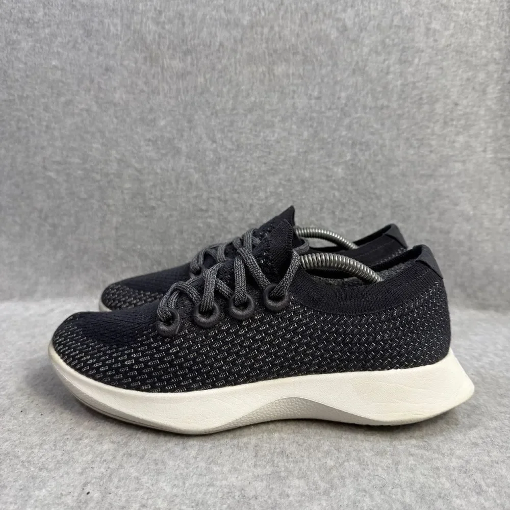 Allbirds Shoes Womens Size 7 Tree Dasher TD Navy Blue & White Running Sneakers